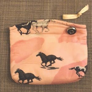 Wild Horses Pink Pouch
